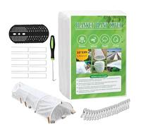 Bsbkoj Reusable Frost Blanket Plant Covers - Floating Tree Protector for Winter Gardening, Trees, Vegetables, Raised Beds, Greenhouses, and Garden Rows from Frost and Cold, Durable, Lightweight