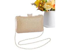 Bsbkoj Rhinestone Clutch, Sparkly Formal Purse, 8.27x4.72x2.36 Inches Bag with Crystal Build, Evening Handbag, Party Clutch with Luxury Style, Accessory for Wedding and Prom