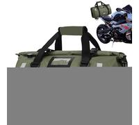 Bsbkoj Sac de bagage de moto, sac à dos réfléchissant imperméable - Sacoches de moto pour le siège arrière avec une bandoulière réglable | Pour siège passager de moto, camping, road trip