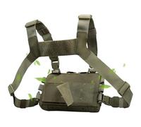 Bsbkoj Sac de poitrine, sac à dos de sport, sac à dos léger multi-poches pour la randonnée, le camping, la chasse, la gym, l'escalade, la pêche, les voyages, la plage, les aventures urbaines plein