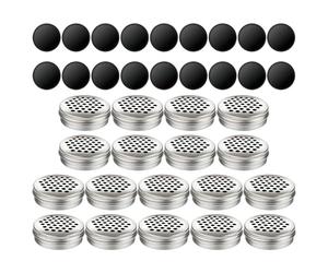 Bsbkoj Scent Training for Dogs, 18-Pack Scent Training Tins, Professional Nose Work Hardware, Magnetic Precision Vessels with Industrial Style, Set for Service and Sport Dogs