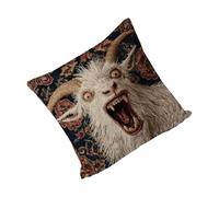 Bsbkoj Screaming Goat Pillowcase, Funny Animal Cover, 45x45x1cm Pillowcase with Soft Build, Durable Fabric Home Decor, Bedroom Ornament with Unique Style, Decorative Cushion for Couch Sofa