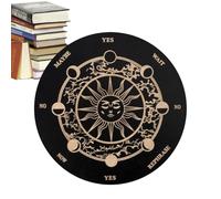 Bsbkoj Spirit Board Ouija | Planche décorative en bois avec lettres et aiguilles pour messages, décorations fantômes et jeu de planche fantôme pour fêtes à thème et réunions