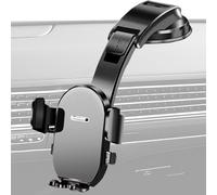 Bsbkoj Support de téléphone à ventouse pour voiture, 4,7 à 7,2 pouces, avec base sous vide, fixation avec bras réglable, support, support mobile avec style 360°, support de tableau de bord pour