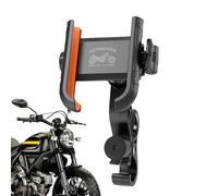 Bsbkoj Support de téléphone portable pour moto | Pince de fixation pour téléphone portable, support de guidon de vélo | pour la navigation, l'écoute de musique, les trajets quotidiens, le sport et la