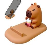 Bsbkoj Support de téléphone pour bureau mignon - Support de téléphone portable antidérapant | Support de téléphone de bureau | Pour lit, voyage, cuisine, avion, maison, coiffeuse