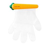 Bsbkoj Support mural pour gants en forme de carotte, 20 x 2,5 cm, design peu encombrant, rangement multifonctionnel pour portes de réfrigérateur, cuisine, entrée