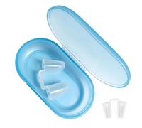 Bsbkoj Swimming Nose Clip Set - Silicone Anti Choking Snorkel Plug System, Waterproof Nose Plugs for Pool Beach Diving Use, Water Sports Training Kit, Summer Vacation Outdoor Travel Gear