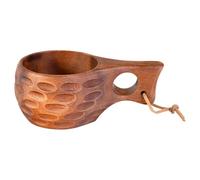 Bsbkoj Tasse en bois, chope à eau avec poignée, tasse à café créative, compacte, robuste, élégante, décorative, multifonctionnelle, pour thé au lait et boissons chaudes