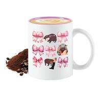 Bsbkoj Tasse Hippo - Tasse en céramique hippopotame thaïlandaise - Tasse à café animal - Tasse à eau amusante - Tasse à café fantaisie - Tasse à thé en céramique - Tasse à café hippopotame - Tasse à