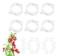 Bsbkoj Tomato Plant, 100 Pieces Secured Vine Support Clamps Holder Garden Plant Training, Durable Stem Leaf Fastening for Vegetable Flowerpot Balcony Indoor Outdoor Gardening Branch