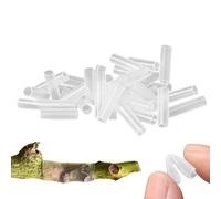 Bsbkoj Tube en Silicone Élastique, Manchons De Greffage Haute Résistance, Manchon De 3 À 10 Mm avec Rétention D'humidité, Enveloppe De en Caoutchouc Transparent, Protecteur De Tronc avec Conception