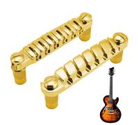 Bsbkoj Tune-O-Matic Chevalet de selle Tune-O-Matic Bridge - Accessoire d'instruments au look classique pour concerts, événements scolaires, spectacles en direct, scènes d'enregistrement