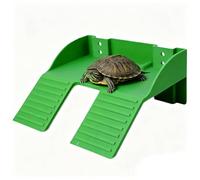 Bsbkoj Turtle Dock, grande rampe de mangeoire antidérapante, accessoire pour tortue de repos, pour l'escalade, l'enrichissement, le repos, l'alimentation, le sommeil pour le jeu barbu, la tortue
