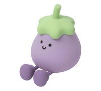 Bsbkoj Veilleuse pour , lumière tactile en forme d'aubergine, lampe d'aubergine en silicone, lampe de chevet rechargeable, lampe de chevet pour , veilleuse de chambre d'enfant, lampe à