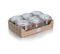 BSCA 582718 Set de 6 Terrines/Joint Verre Transparent 340 ml