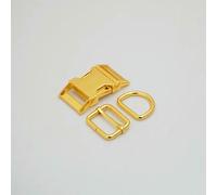 BSCGMF Ensemble de Boucles modulaires en 8 Couleurs, 4 Tailles 15-30 mm par Ensemble avec Anneau en D pour Personnaliser Sacs à Dos, Colliers pour Chiens et projets de Bagages DIY.