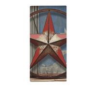 BSCKKDMN American Wastern Texas Star Serviette de bain douce et absorbante pour cuisine, salle de bain, salle de sport, spa, maison, 72,9 x 35,1 cm