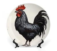 BSCKKDMN Assiette décorative en porcelaine anglaise avec support de présentation faite à la main pour maison, cuisine, chambre à coucher, 17,8 cm
