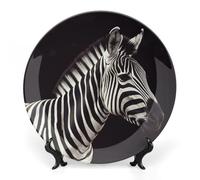 BSCKKDMN Assiette décorative en porcelaine anglaise avec support de présentation faite à la main pour maison, cuisine, chambre à coucher, 25,4 cm