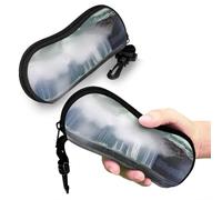 BSCKKDMN Étui à lunettes de soleil souple pour homme et femme, étui à lunettes en néoprène ultra léger Niagara Falls avec clip ceinture