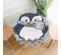 BSCKKDMN Nappe ronde de 152,4 cm - Résistante aux taches, lavable, infroissable et facile à nettoyer - Décoration rustique moderne pour fête, pique-nique, maison et cuisine - 152,4 cm