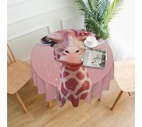 BSCKKDMN Nappe ronde de 152,4 cm - Résistante aux taches - Lavable - Infroissable - Facile à nettoyer - Décoration rustique moderne pour fête, pique-nique, décoration d'intérieur et de cuisine - Motif