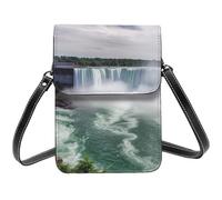 BSCKKDMN Niagara Falls Petit sac à bandoulière pour femme en cuir PU avec bandoulière
