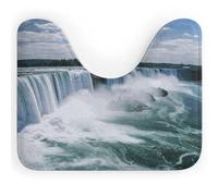 BSCKKDMN Niagara Falls Tapis de toilette en forme de U ultra doux et super absorbant en microfibre antidérapant