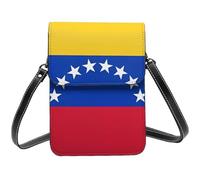 BSCKKDMN Petit sac à bandoulière drapeau du Venezuela pour femme en cuir PU avec bandoulière