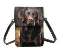 BSCKKDMN Petit sac à bandoulière Labrador Retriever pour femme en cuir synthétique avec bandoulière