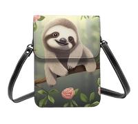 BSCKKDMN Petit sac à bandoulière mignon en cuir PU pour femme avec bandoulière
