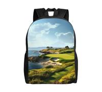 BSCKKDMN Sac à dos de voyage pour ordinateur portable pour femme et homme, imperméable, léger, mignon, sac à dos décontracté pour parcours de golf