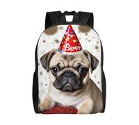 BSCKKDMN Sac à dos de voyage pour ordinateur portable pour femme et homme, imperméable, léger, mignon, sac à dos décontracté avec inscription « Happy Birthday »