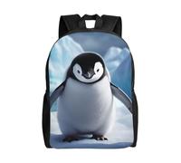 BSCKKDMN Sac à dos de voyage pour ordinateur portable pour femme et homme, sac à dos léger et mignon, pingouins mignons, sac à dos décontracté pour bébé