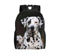 BSCKKDMN Sac à dos de voyage pour ordinateur portable pour homme et femme, imperméable, léger, mignon, chien dalmatien, sac à dos décontracté