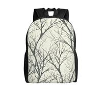 BSCKKDMN Sac à dos de voyage pour ordinateur portable pour homme et femme, imperméable, léger, mignon, motif branche d'arbre