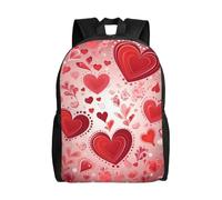 BSCKKDMN Sac à dos de voyage pour ordinateur portable pour homme et femme, imperméable, léger, mignon, motif Valentine, sac à dos décontracté