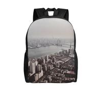 BSCKKDMN Sac à dos de voyage pour ordinateur portable pour homme et femme, imperméable, léger, mignon, sac à dos décontracté Mumbai City