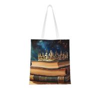 BSCKKDMN Sac fourre-tout Western Music pour femme, sacs à bandoulière en toile avec poches, sac de courses mignon réutilisable, Livre vintage, Taille unique