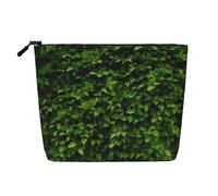 BSCKKDMN Trousse de maquillage en forme de haie pour femme, étanche, en lin, légère avec fermeture éclair, trousse de toilette de voyage, organisateur de pinceaux de maquillage, sac de rangement