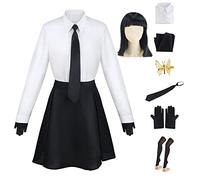 BSD Costume de cosplay Dazai Osamu Nakahara Chuuya/Yosano Akiko, tenue de cosplay, anime Nakajima Atsushi, uniforme de détective Atsushi, pantalon ou jupe chemise, ensemble complet avec perruque