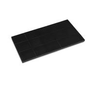 BSD Filtre à charbon actif pour hotte de cuisine, modèle rectangulaire 5/OTB, facile à installer, 37x19,5 cm, garanti 6 mois, fabrication polonaise, améliore l'air de votre cuisine.