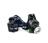 BSD Lampe Frontale LED CREE XM-L T6 1000lm avec Zoom et 3 Modes - Éclairage Puissant et Économe en Énergie, Idéale pour Activités en Extérieur