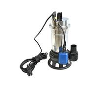 BSD Pompe d'évacuation pour Eaux Usées, Pompe Submersible avec Broyeur et Flotteur, Corps en Nickel - Pompe pour Eaux Chargées WQD 10-8-0,55-550W, 17 000L/h, 8m Hauteur de Refoulement