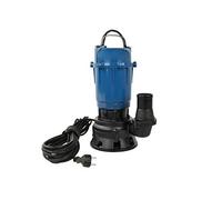 BSD Pompe d'évacuation pour Eaux Usées - Pompe Submersible Immergée avec Broyeur, Corps en Fonte - Pompe pour Eaux Chargées WQD 10-8-0,55-550W, 17 000L/h, 8m Hauteur de Refoulement