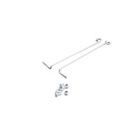 BSD Ressort de fermeture de porte de tambour de machine à laver - compatible avec les modèles 481209498005 et 481931039104 (lot de 2)