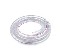 BSD Tuyau d'aspiration renforcé 1" (25mm) | Longueur 5m | Résistant aux intempéries | Idéal pour motopompes avec raccord de 1"
