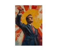 BSDFDFAA Impression sur toile représentant un leader inspirant - Décoration murale pour salon, chambre à coucher - 30 x 45 cm