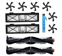 BSDY YQWRFEWYT Filtre de Remplacement pour Neato Botvac série D75 D80 D85 D5 D3 D4 D6 D7 BotVac série D Aspirateur Robot brosse principale Brosse Latérale